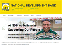 Tablet Screenshot of ndb.com.pg